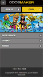 Mobile Screenshot of oddsmaker.ag